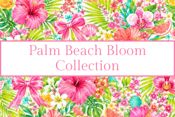 Download Palm Beach Bloom Watercolor Clipart - Bloom Collection