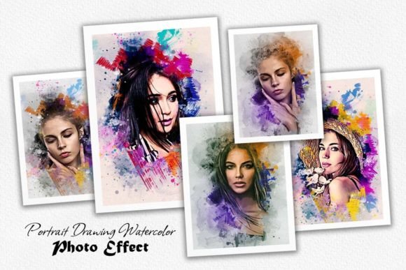 Download Portrait Drawing Watercolor Effect - Drawing watercolor Collection